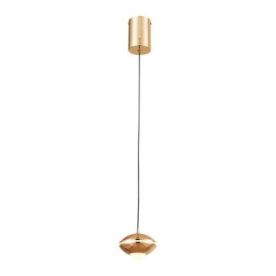 Lustre Pendente Astraled Intercrus Pt-9134 Dourado Brilho Led Bivolt