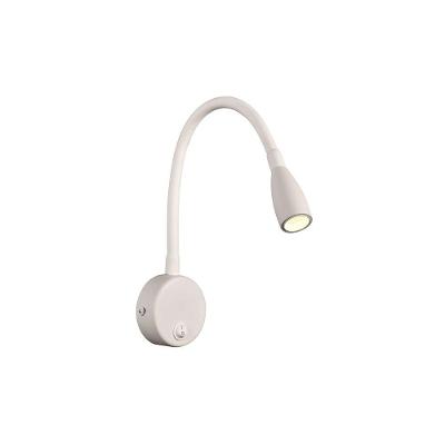 Arandela Astraled Megrez Led Com Interruptor Bivolt Branco Ad-4056
