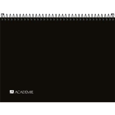 Caderno Sketchbook Espiral Capa Plástica A4 Académie Sense 150g 50 Folhas Tilibra