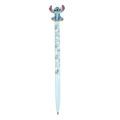 Caneta Metálica Escrita Média Preta 1.0mm Disney Stitch Molin
