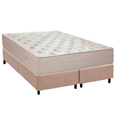 Colchão King Molas Ensacadas Masterpocket Orthotel Superluxo + Base Crc Suede Clean (186x198) - Ortobom