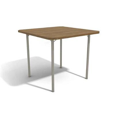 Mesa Para Cozinha Sena Com Tampo 90cm Niquel Nogueira Kappesberg