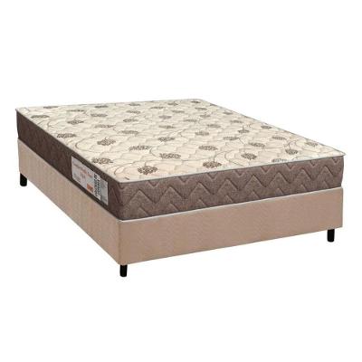 Conjunto Box Viúva: Colchão Espuma Orthoflex D28 Comfortpedic + Base Crc Suede Clean (128x188)
