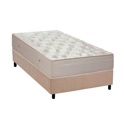 Colchão Solteiro Molas Masterpocket Ensacadas Orthotel Superluxo + Base Crc Suede Clean (88x188) - Ortobom