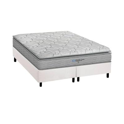 Conjunto Box King: Colchão Espuma Probel D45 Anatômico Guarda Costas Próextreme Plus + Base Crc Courano White (193x203)