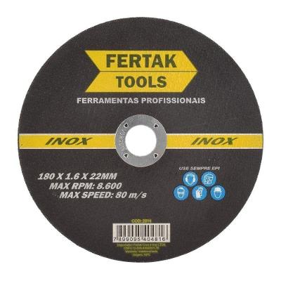 Disco De Corte Inox 180 X 1,6 - Fertak