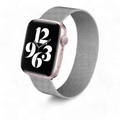 Relógio Smartwatch W34s Rosê Gold Pulseira De Aço Prateada