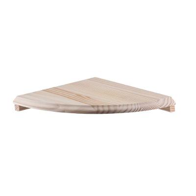 Prateleira Canto Tramontina Madeira Pinus Com Acabamento Natural 18 Mm 200 X 200 Mm