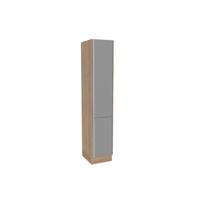 Paneleiro De Cozinha Modulado Campanele Com 2 Portas 60cm Castanho Cinza Politorno