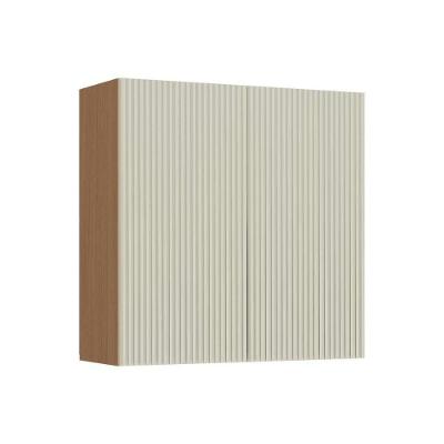 Módulo Cozinha Simone Mendes Armário Simone Mendes Com 2 Portas 80cm Carvalho Cinza