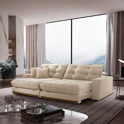 Sofá Duque Dois Módulos De 120cm B25cm Meu Sofá Online A294 Linho Creme
