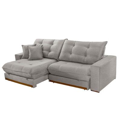 Sofá Duque Dois Módulos De 120cm B25cm Meu Sofá Online A230 Linho Cinza