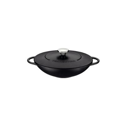 Wok Tramontina Trento Em Ferro Esmaltado Com Revestimento Interno Em Antiaderente Starflon Excellent 32 Cm 5 L