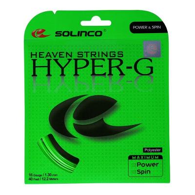 Corda Solinco Hyper G Set Individual Cor Verde Espessura 1.30mm