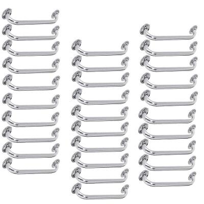 Alça De Apoio Inox Barra 50cm Kit 30 Unidades Acessibilidade Cadeirante Banheiro Idoso Box Suporte Corrimao Segurança
