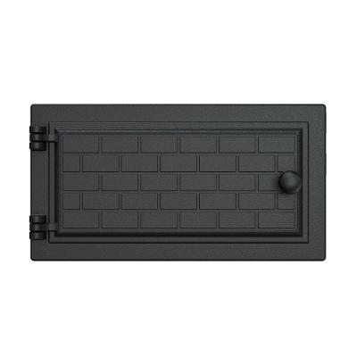 Porta De Forno A Lenha Em Ferro Fundido Tijolinho 33x15cm