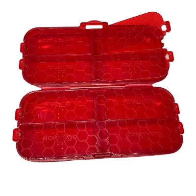 Porta Cápsula Vermelho - Padrão: único