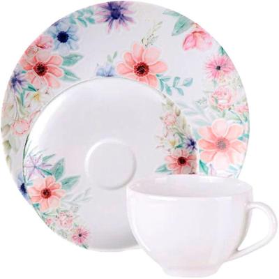 Kit Jogo De Café Lanche 4 Pessoas 8pçs Floratta Tramontina