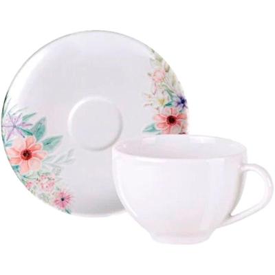 Kit Jogo De Café Lanche 12pçs 6 Pessoas Floratta Tramontina