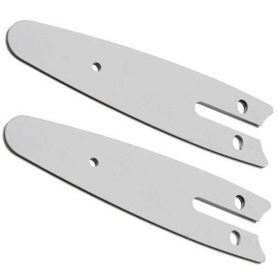 Placa Guia Sabre De Mini Motosserra 4 Polegadas Kit 2 Uni Reposiçao Resistente Jardinagem