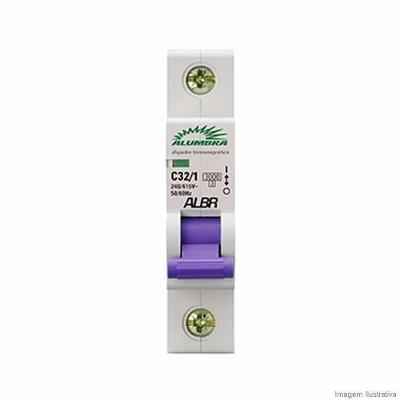 Disjuntor Din Alumbra Unipolar C32-1 240-415v