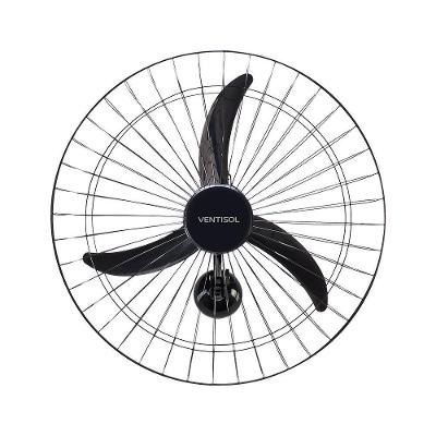 Ventilador Oscilante New De Parede 60cm Preto - Ventisol Voltagem:220v 220v
