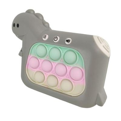 Pop It Mini Game Interativo Dinossauro Som Luzes Anti Estresse Sensorial Fidget Crianla Toy Portatil Divertido