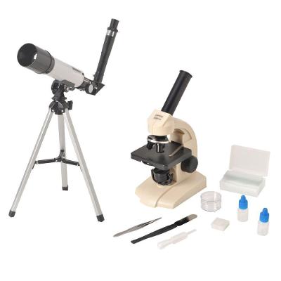 Microscópio Biológico Monocular 70x á 400x + Luneta De 90x