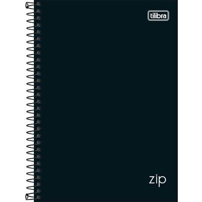 Caderno 1-4 Pequeno Zip Tilibra Capa Dura - 160 Folhas