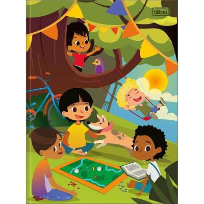Caderno Universitário Sapeca Masculino Tilibra Capa Dura Brochura - 96 Folhas Parque