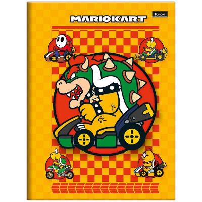 Caderno Universitário Mario Foroni Capa Dura Brochura - 80 Folhas Amarelo