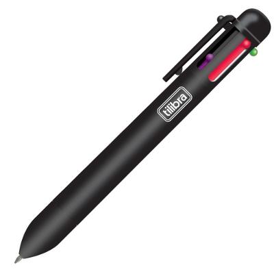 Caneta Esferográfica Rc6 Cores Tilibra - 0.7mm Preto