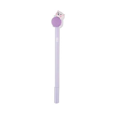 Caneta Gel Patinha Purrfect Tilibra - 0.5mm Roxo