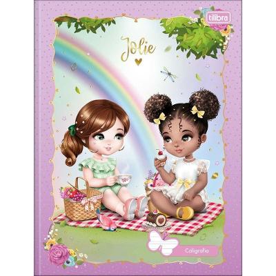 Caderno De Caligrafia Brochura Tilibra Jolie - 40 Folhas Lilás