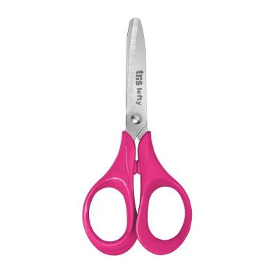 Tesoura Escolar Canhotos Tris - 13cm Rosa