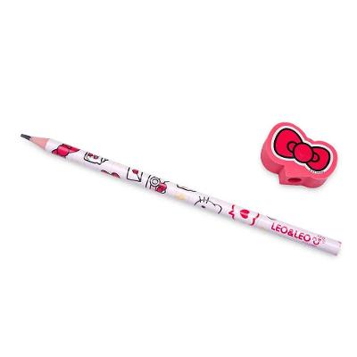 Lápis Preto Hello Kitty Leonora - Hb Vermelho