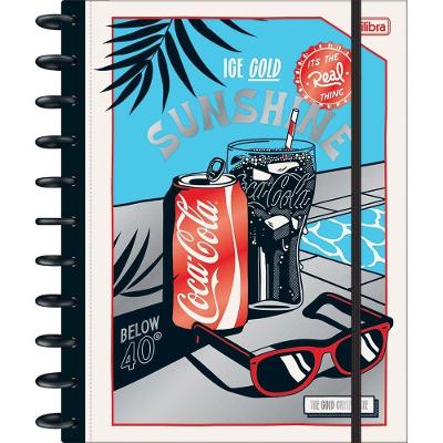 Caderno Tilidisco Universitário Coca-cola Tilibra - 10 Matérias 160 Folhas