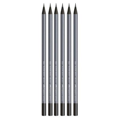 Kit Lápis Preto Grafite Supersoft Faber Castell - Redondo C- 6 Unidades