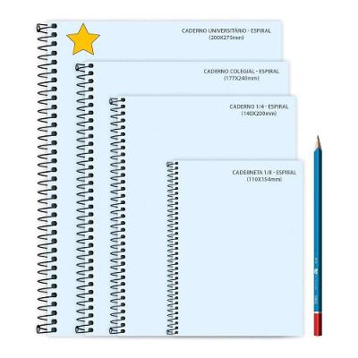 Caderno Universitário Wandinha Tilibra Capa Dura Espiral - 10 Matérias 160 Folhas Flor Estrela