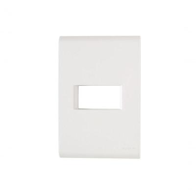 Placa 1 Posto Horizontal 4x2 Tramontina Liz Branca 57106-004