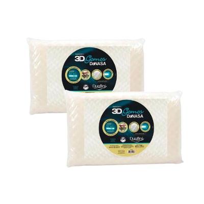 Travesseiro Viscoelástico 3d Gomos Danasa Dt3200 Kit C/ 2 Un (45x65) - Duoflex