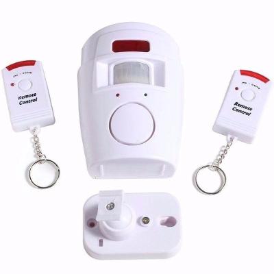 Kit Alarme Residencial Sem Fio 2 Controles Sensor De Presenca E Sirene 105db