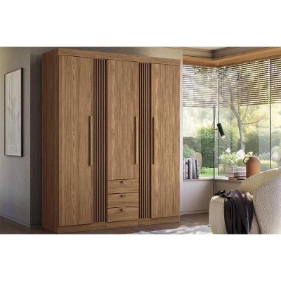 Guarda Roupa 3 Portas E 3 Gavetas Aurora 3.3 Jatobá - Santos Andirá