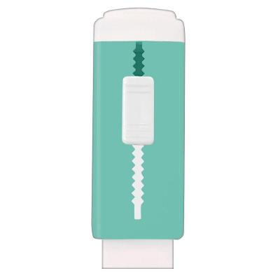 Borracha Slide Retrátil Tilibra Verde