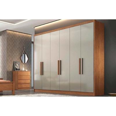 Guarda Roupa Casal 6 Portas E 4 Gavetas Rizon-linea Cumaru-fendi - Novo Horizonte