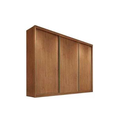 Guarda Roupa 3 Portas De Correr E 8 Gavetas Sollo-logan Cumaru - Novo Horizonte