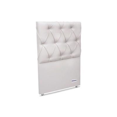 Painel De Cama Box Estofada Murat Facto White Solteiro - Courano Branco - Ortobom