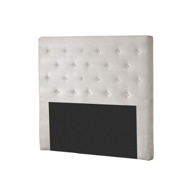 Painel De Cama Box Estofada Solteiro Hampton Suede Bege - Probel