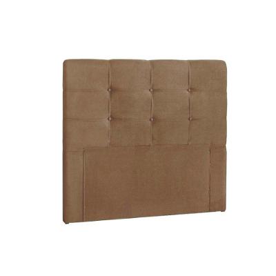 Painel De Cama Box Estofada Solteiro Clean Plus Suede Bege - Simbal