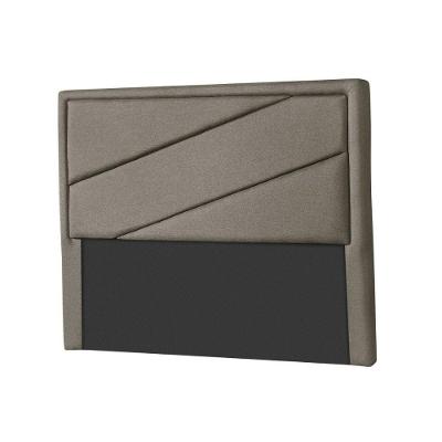 Painel De Cama Box Estofada Casal Oxford Suede Bege - Probel